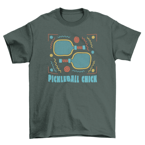 pickleball-chick-t-shirt-green