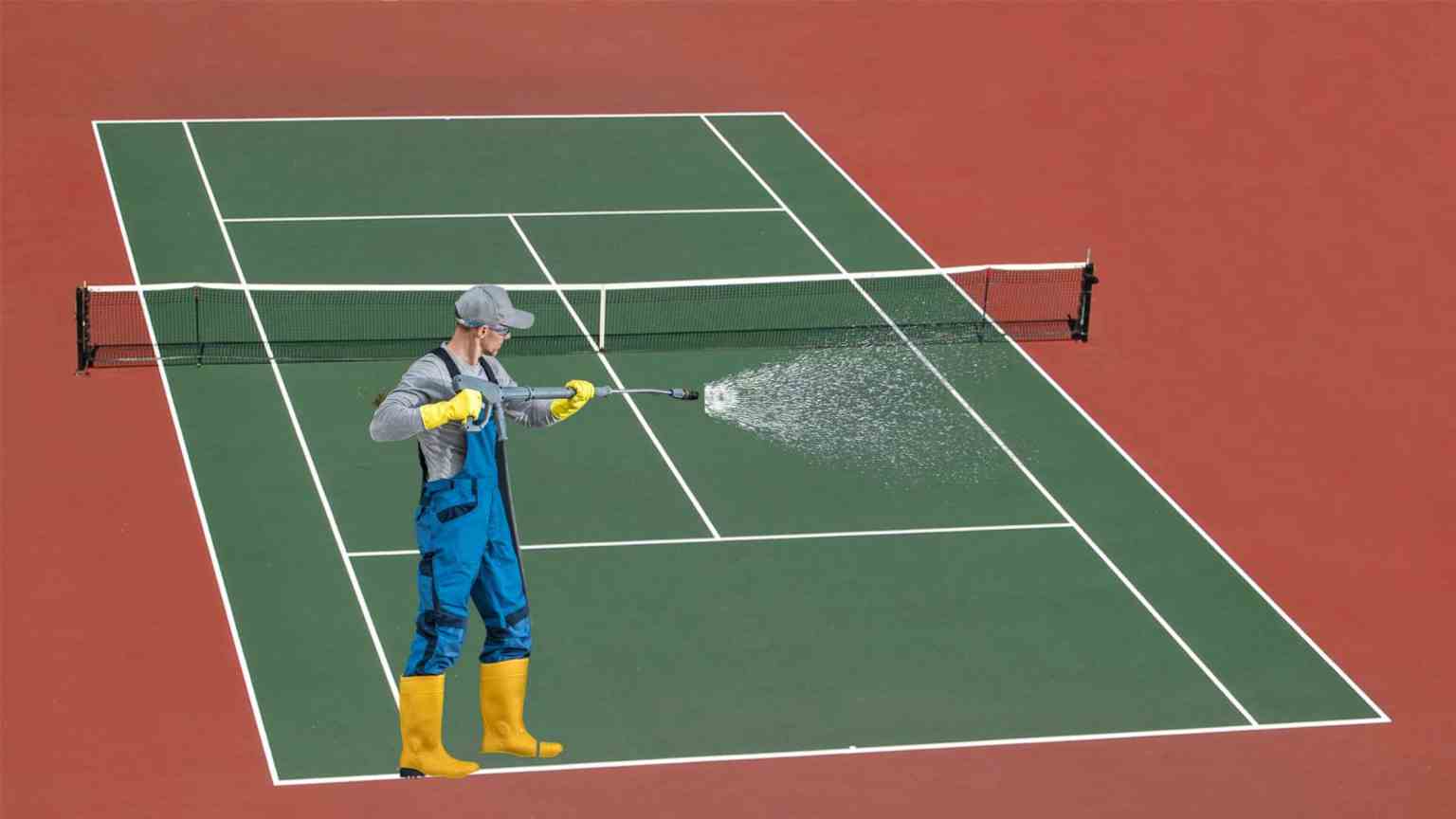 can-you-pressure-wash-a-tennis-court