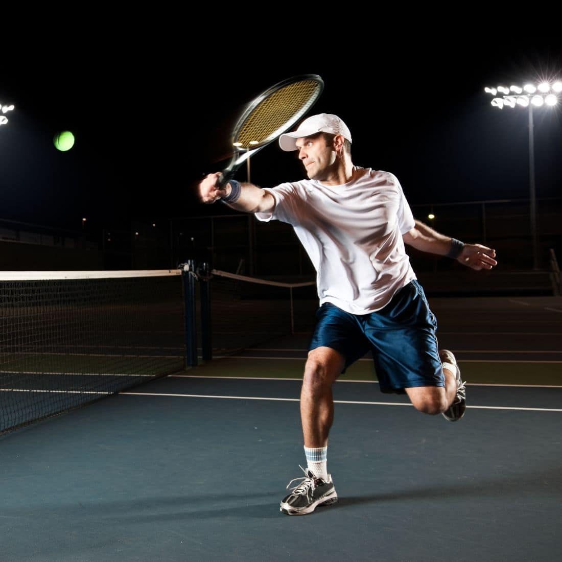 Male pickleball player on the court | Racket Royalty